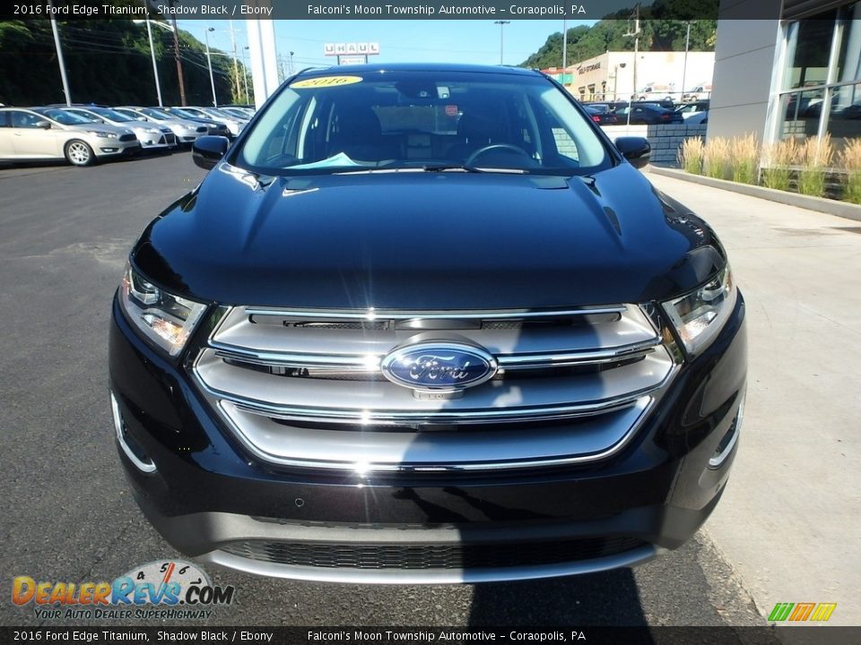 2016 Ford Edge Titanium Shadow Black / Ebony Photo #8
