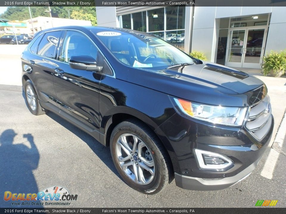 2016 Ford Edge Titanium Shadow Black / Ebony Photo #9