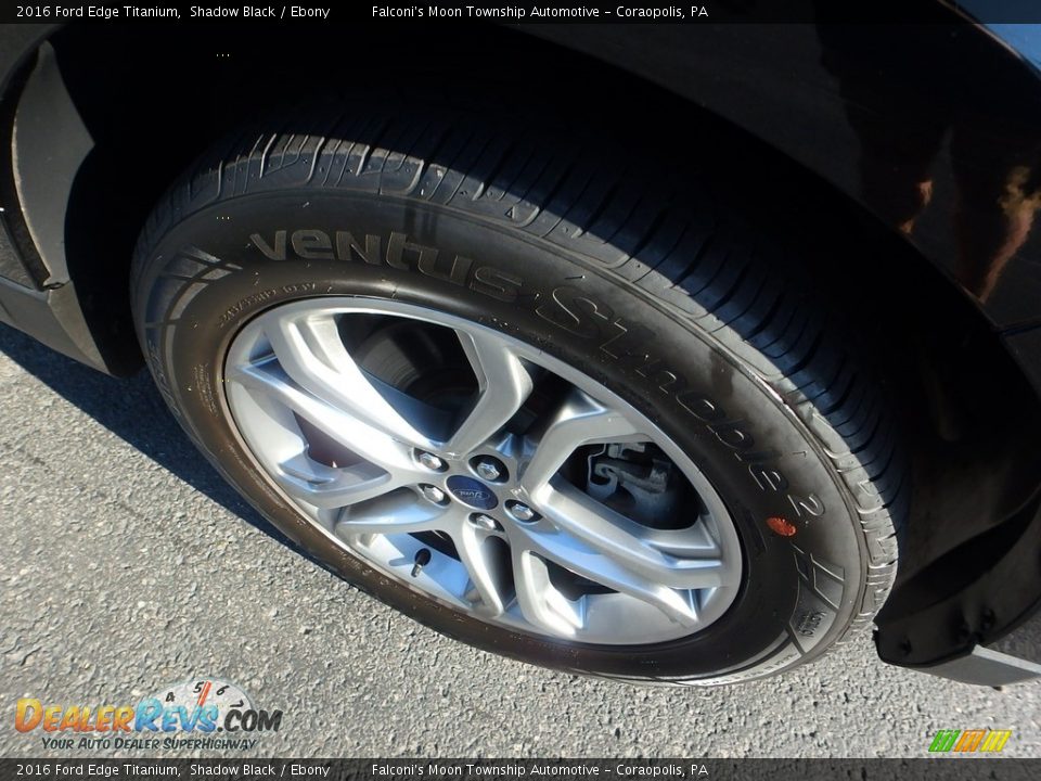 2016 Ford Edge Titanium Shadow Black / Ebony Photo #10