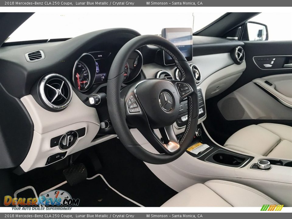 2018 Mercedes-Benz CLA 250 Coupe Lunar Blue Metallic / Crystal Grey Photo #5