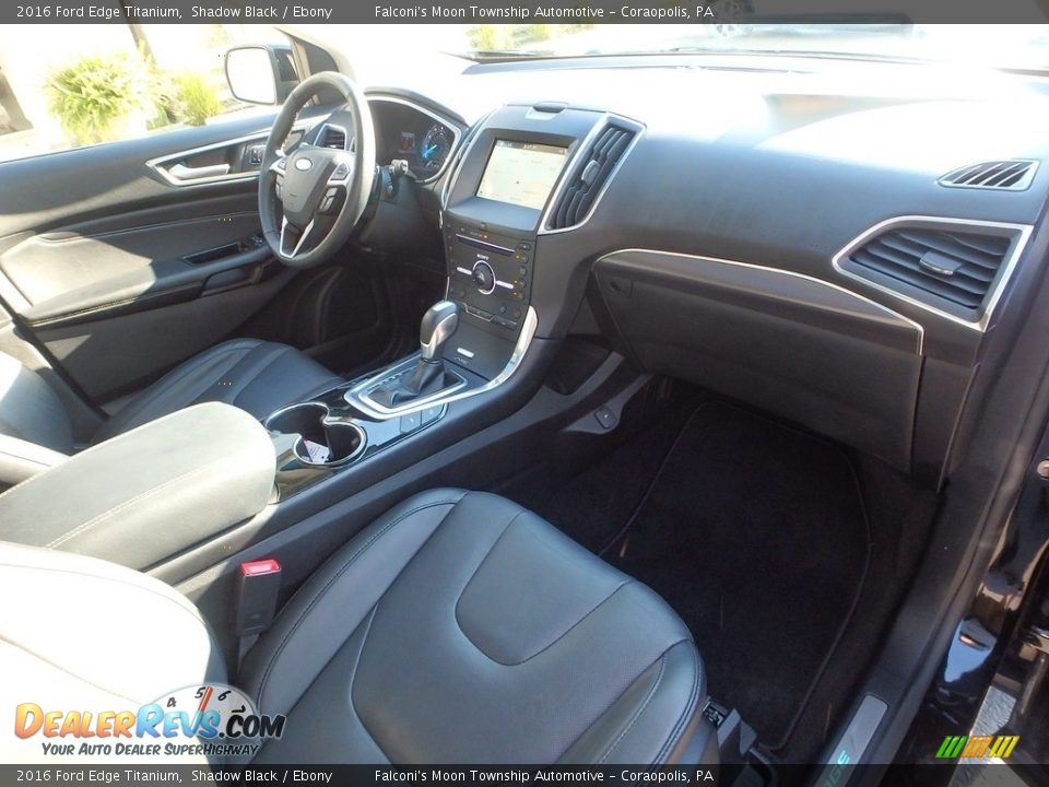 2016 Ford Edge Titanium Shadow Black / Ebony Photo #12
