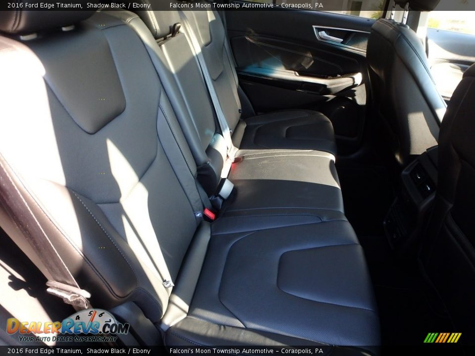 2016 Ford Edge Titanium Shadow Black / Ebony Photo #15