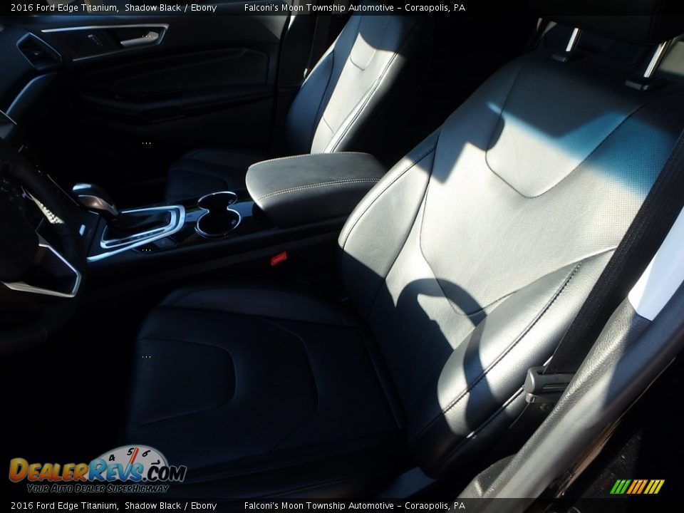 2016 Ford Edge Titanium Shadow Black / Ebony Photo #16