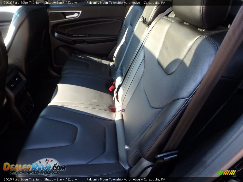 2016 Ford Edge Titanium Shadow Black / Ebony Photo #17