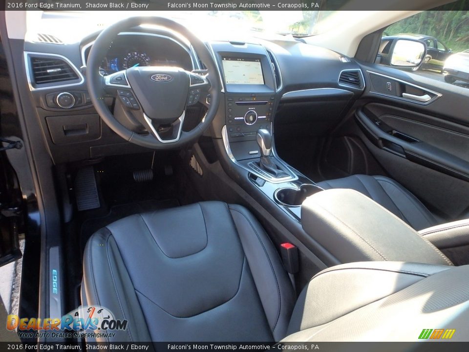 2016 Ford Edge Titanium Shadow Black / Ebony Photo #18