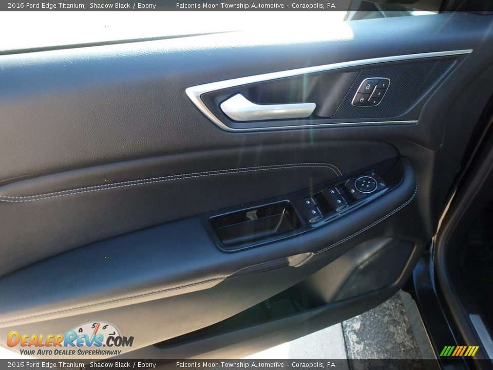 2016 Ford Edge Titanium Shadow Black / Ebony Photo #19