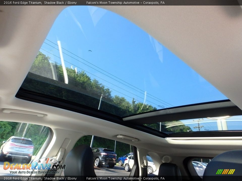 2016 Ford Edge Titanium Shadow Black / Ebony Photo #20