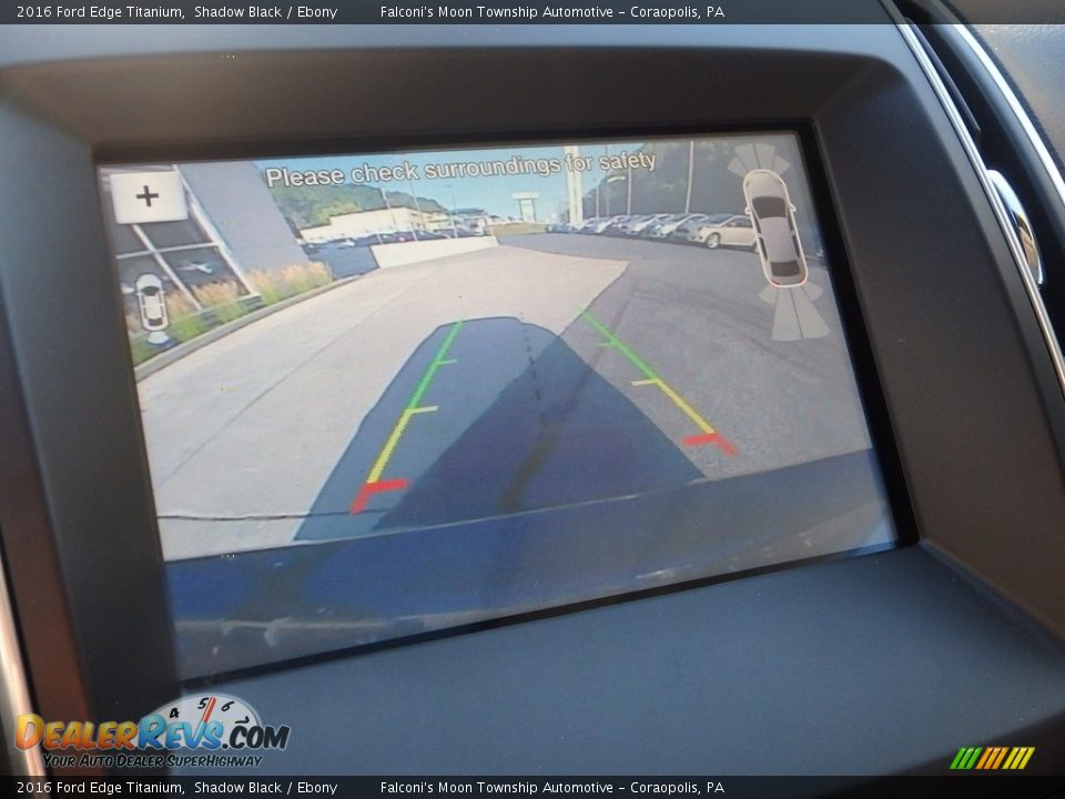 2016 Ford Edge Titanium Shadow Black / Ebony Photo #25