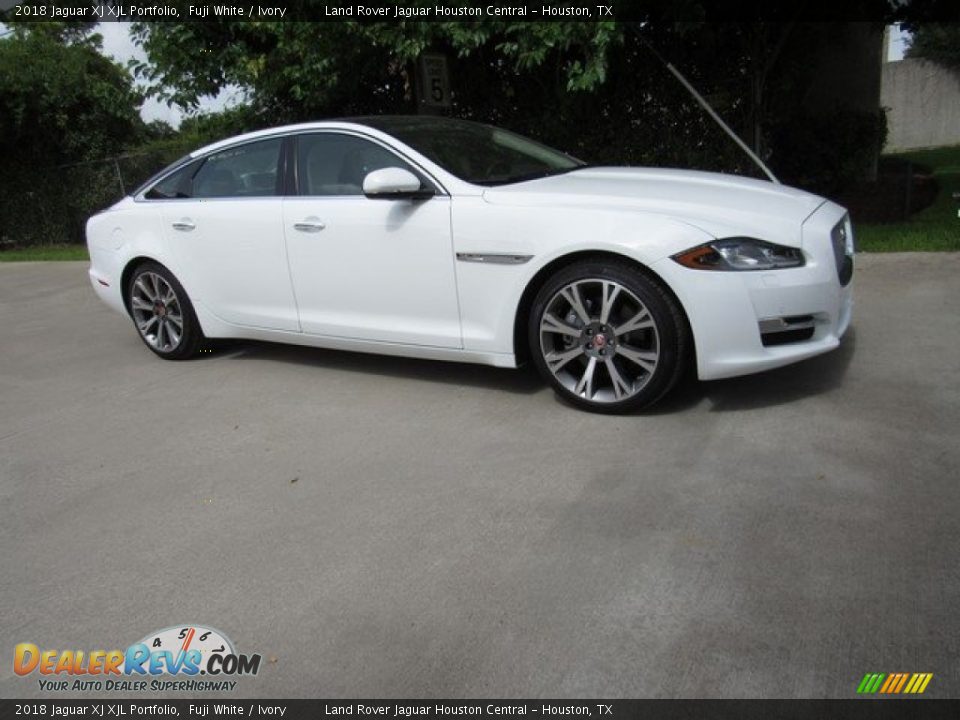 2018 Jaguar XJ XJL Portfolio Fuji White / Ivory Photo #1