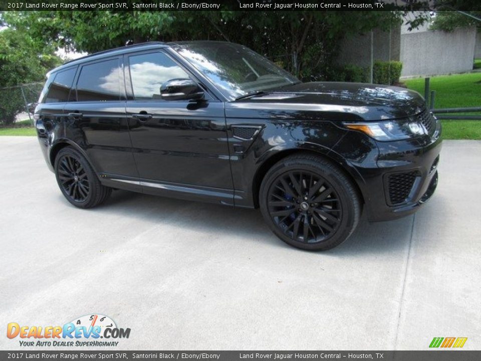 2017 Land Rover Range Rover Sport SVR Santorini Black / Ebony/Ebony Photo #1