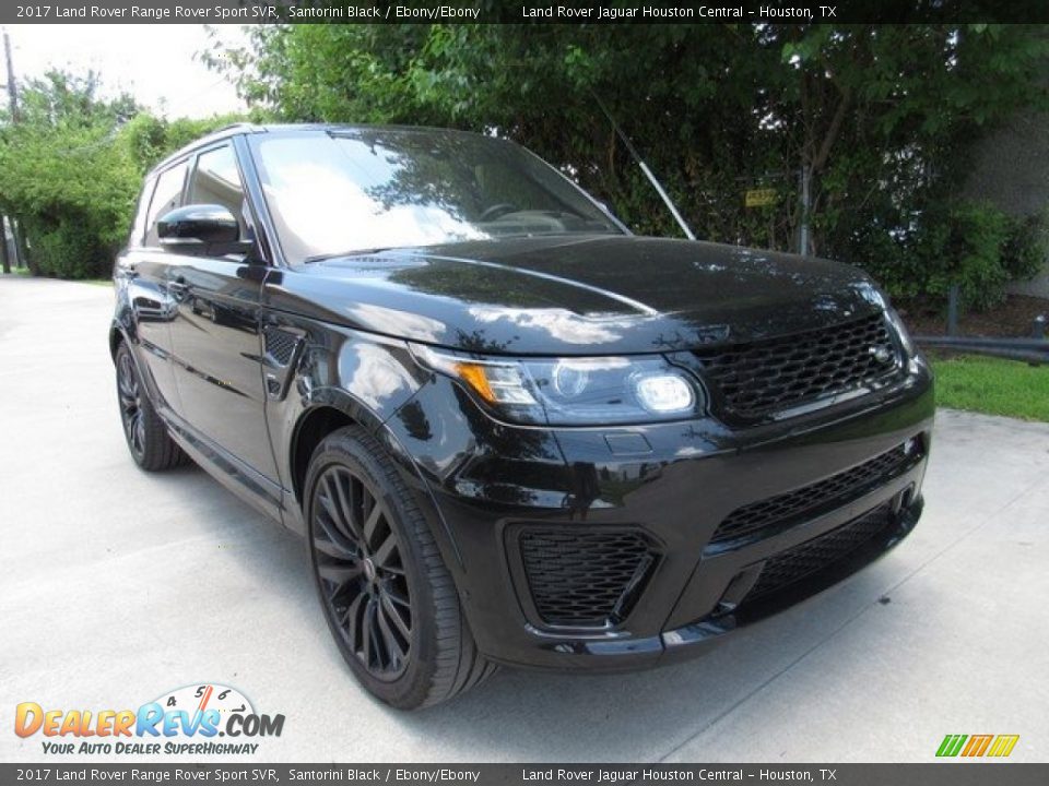 2017 Land Rover Range Rover Sport SVR Santorini Black / Ebony/Ebony Photo #2