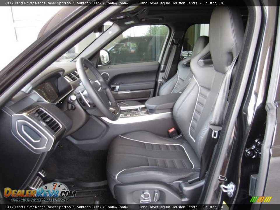 Ebony/Ebony Interior - 2017 Land Rover Range Rover Sport SVR Photo #3