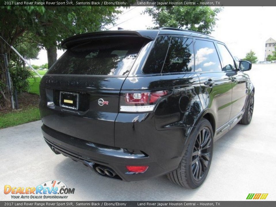 2017 Land Rover Range Rover Sport SVR Santorini Black / Ebony/Ebony Photo #7