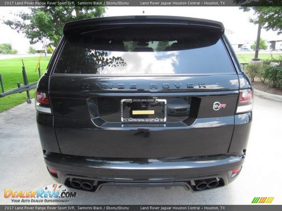 2017 Land Rover Range Rover Sport SVR Santorini Black / Ebony/Ebony Photo #8