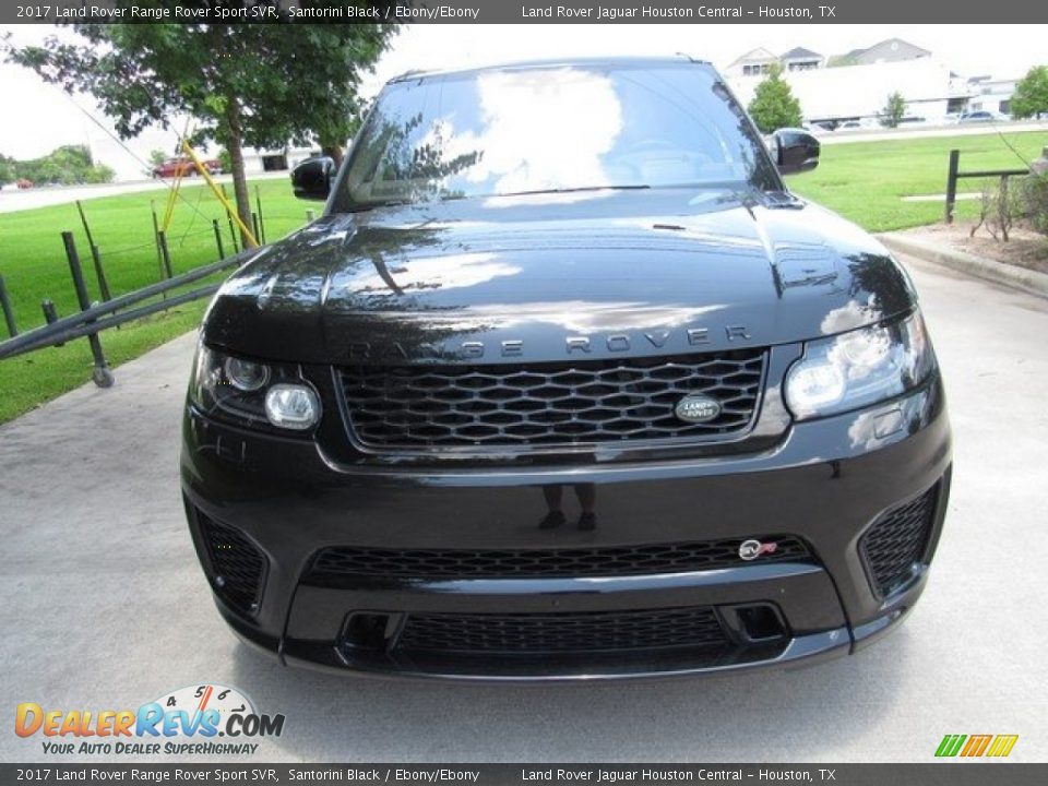 2017 Land Rover Range Rover Sport SVR Santorini Black / Ebony/Ebony Photo #10