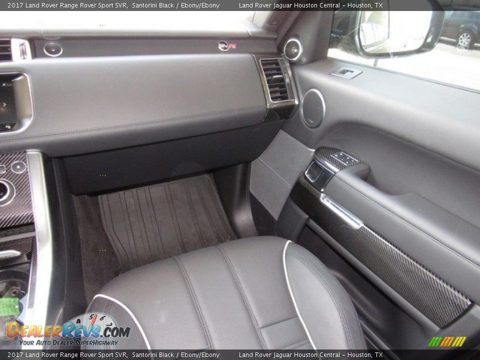 2017 Land Rover Range Rover Sport SVR Santorini Black / Ebony/Ebony Photo #12