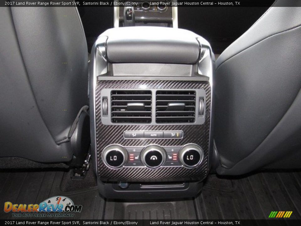 2017 Land Rover Range Rover Sport SVR Santorini Black / Ebony/Ebony Photo #13