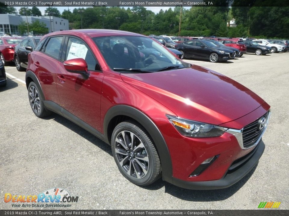 Front 3/4 View of 2019 Mazda CX-3 Touring AWD Photo #3