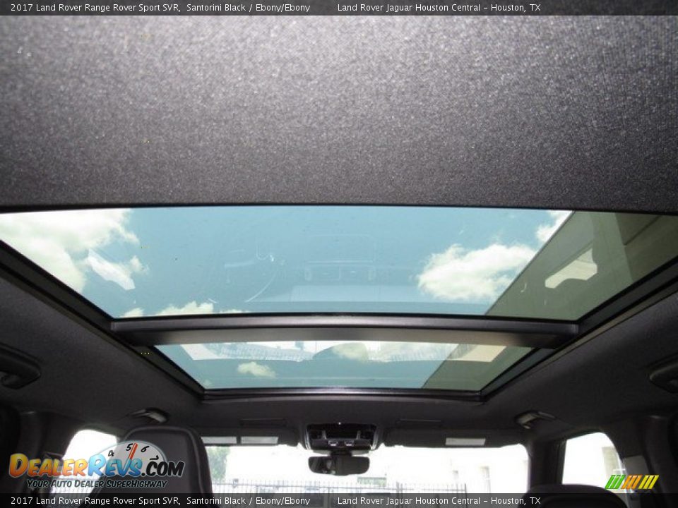 2017 Land Rover Range Rover Sport SVR Santorini Black / Ebony/Ebony Photo #15