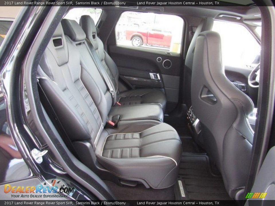 Rear Seat of 2017 Land Rover Range Rover Sport SVR Photo #16