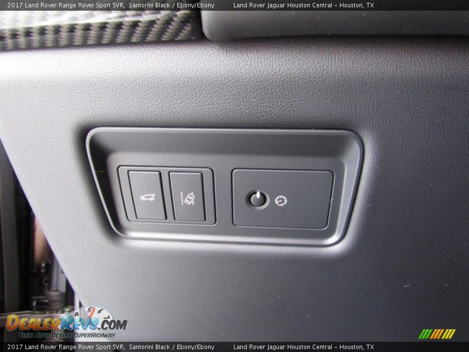 2017 Land Rover Range Rover Sport SVR Santorini Black / Ebony/Ebony Photo #25