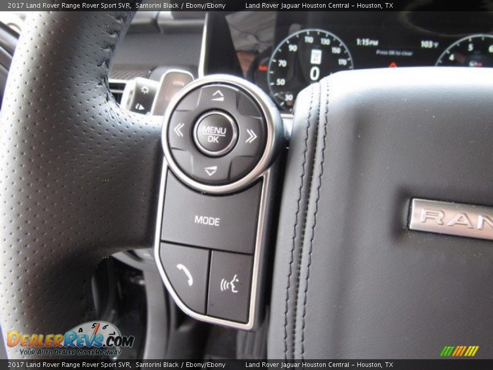 2017 Land Rover Range Rover Sport SVR Steering Wheel Photo #26