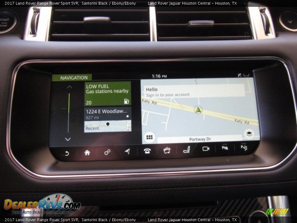 Navigation of 2017 Land Rover Range Rover Sport SVR Photo #30