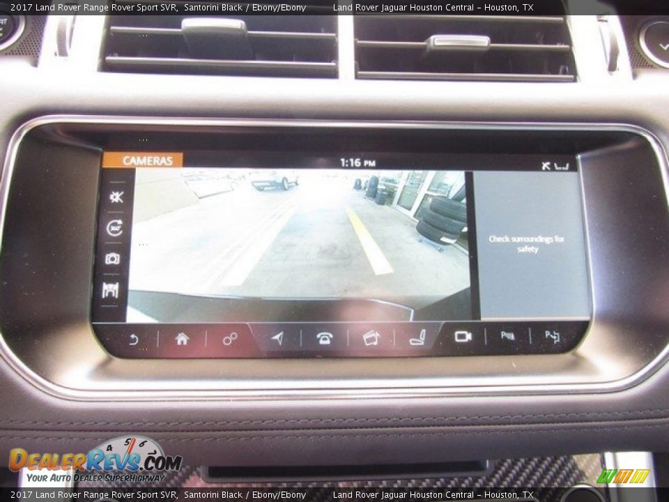 2017 Land Rover Range Rover Sport SVR Santorini Black / Ebony/Ebony Photo #31