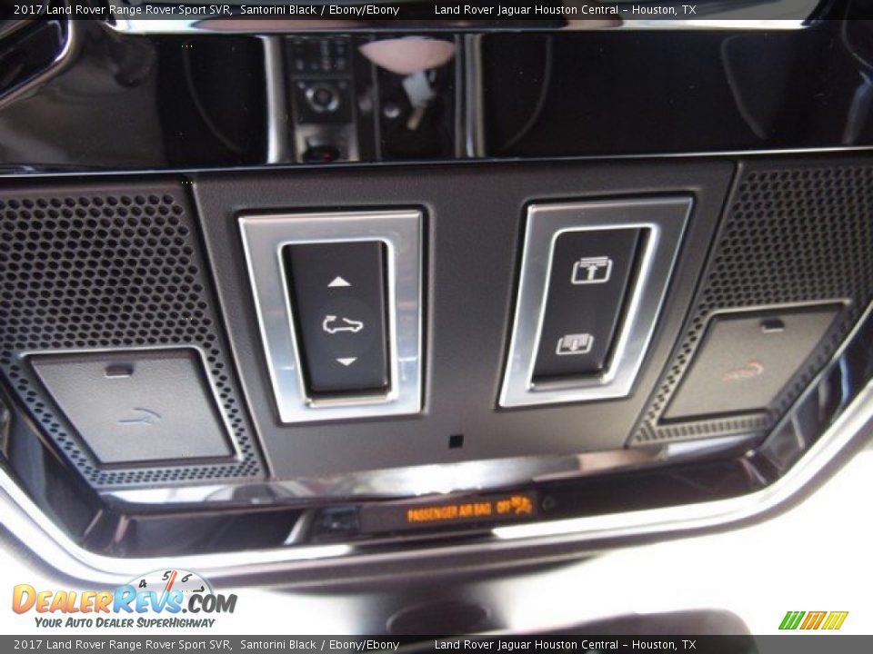 2017 Land Rover Range Rover Sport SVR Santorini Black / Ebony/Ebony Photo #35
