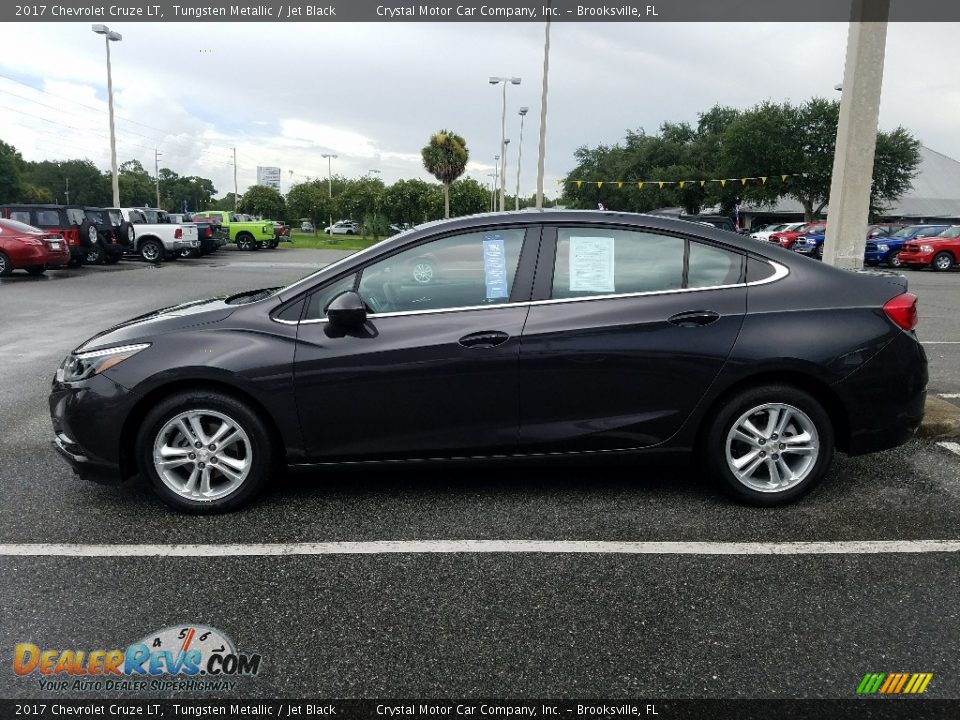 2017 Chevrolet Cruze LT Tungsten Metallic / Jet Black Photo #2
