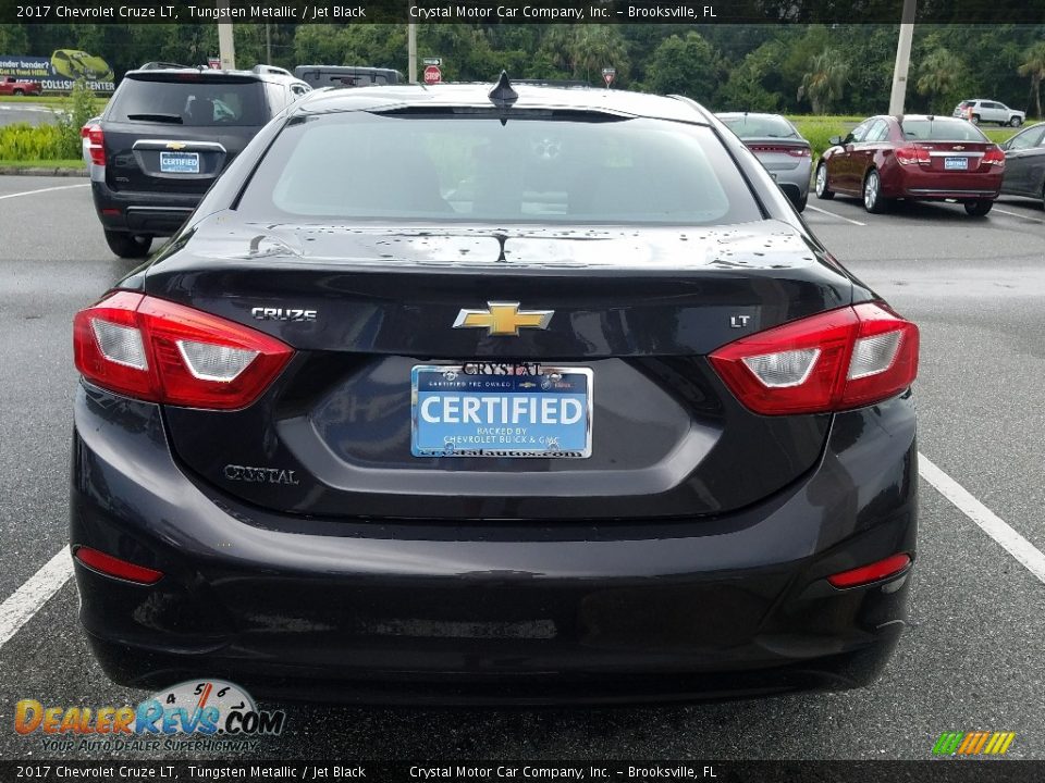 2017 Chevrolet Cruze LT Tungsten Metallic / Jet Black Photo #4