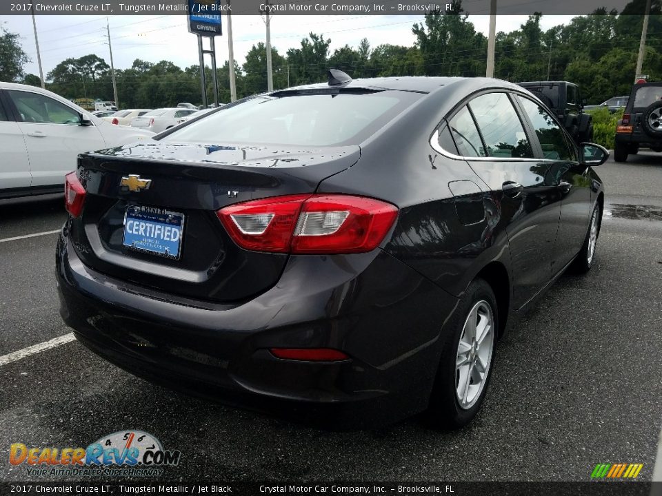 2017 Chevrolet Cruze LT Tungsten Metallic / Jet Black Photo #5
