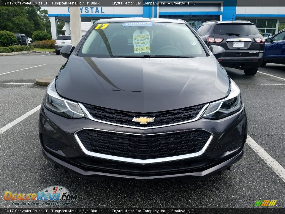 2017 Chevrolet Cruze LT Tungsten Metallic / Jet Black Photo #8