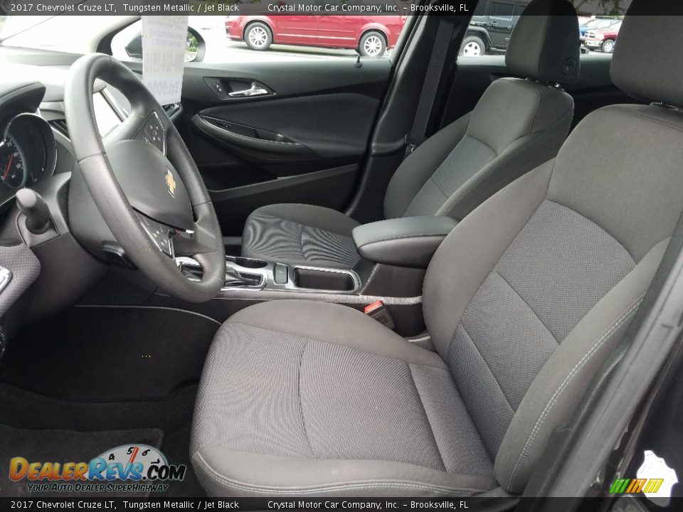 2017 Chevrolet Cruze LT Tungsten Metallic / Jet Black Photo #9