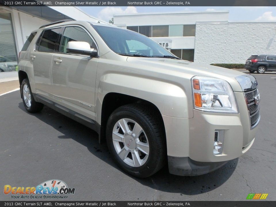 2013 GMC Terrain SLT AWD Champagne Silver Metallic / Jet Black Photo #4