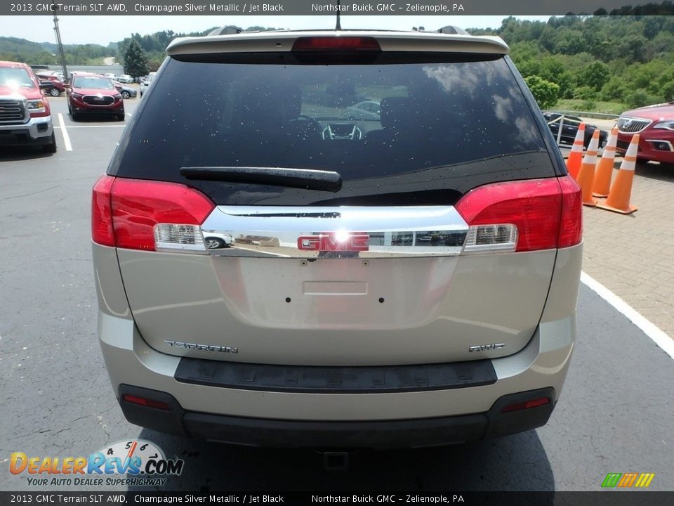 2013 GMC Terrain SLT AWD Champagne Silver Metallic / Jet Black Photo #10