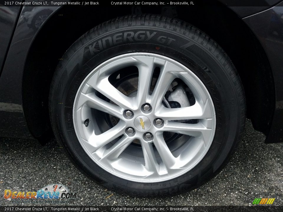 2017 Chevrolet Cruze LT Tungsten Metallic / Jet Black Photo #20