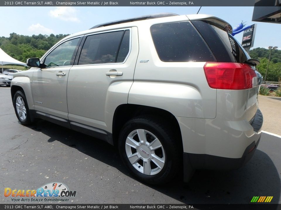 2013 GMC Terrain SLT AWD Champagne Silver Metallic / Jet Black Photo #13