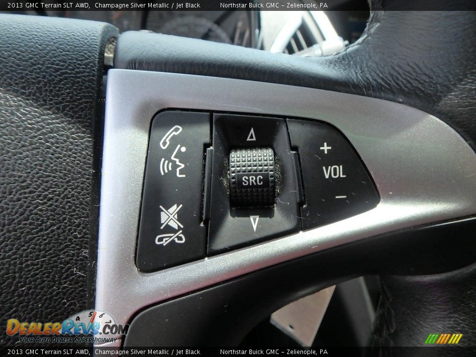 2013 GMC Terrain SLT AWD Champagne Silver Metallic / Jet Black Photo #25