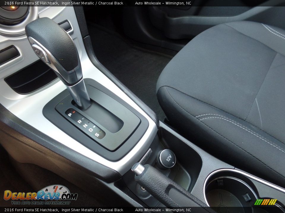 2016 Ford Fiesta SE Hatchback Ingot Silver Metallic / Charcoal Black Photo #19