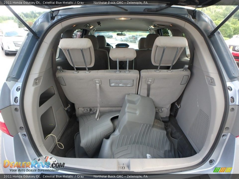 2011 Honda Odyssey EX Celestial Blue Metallic / Gray Photo #7