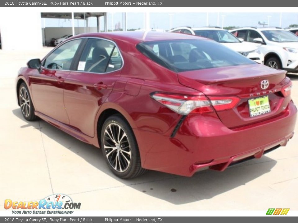 2018 Toyota Camry SE Ruby Flare Pearl / Black Photo #6