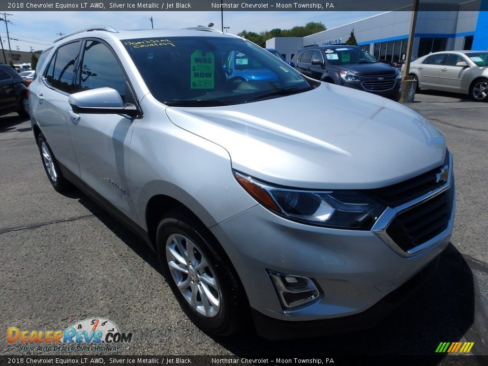 2018 Chevrolet Equinox LT AWD Silver Ice Metallic / Jet Black Photo #8