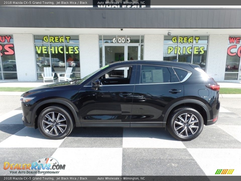 2018 Mazda CX-5 Grand Touring Jet Black Mica / Black Photo #1