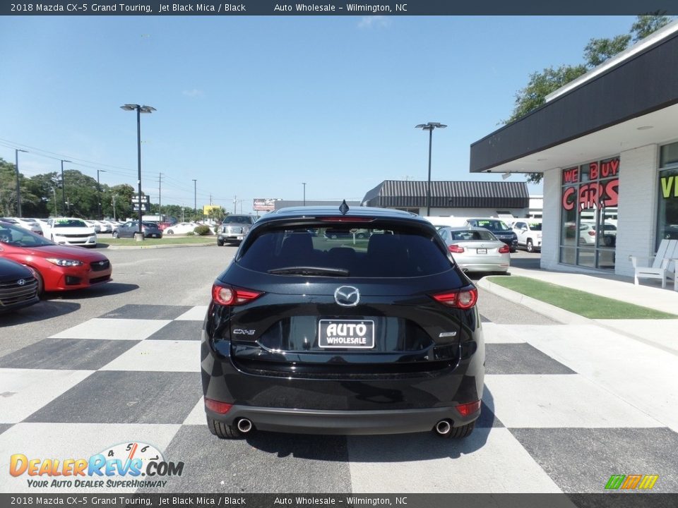 2018 Mazda CX-5 Grand Touring Jet Black Mica / Black Photo #4