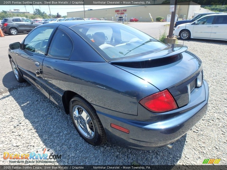 2005 Pontiac Sunfire Coupe Steel Blue Metallic / Graphite Photo #2