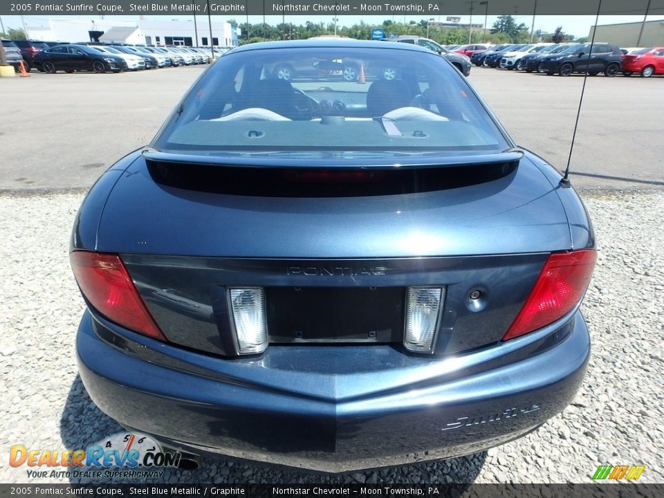 2005 Pontiac Sunfire Coupe Steel Blue Metallic / Graphite Photo #3