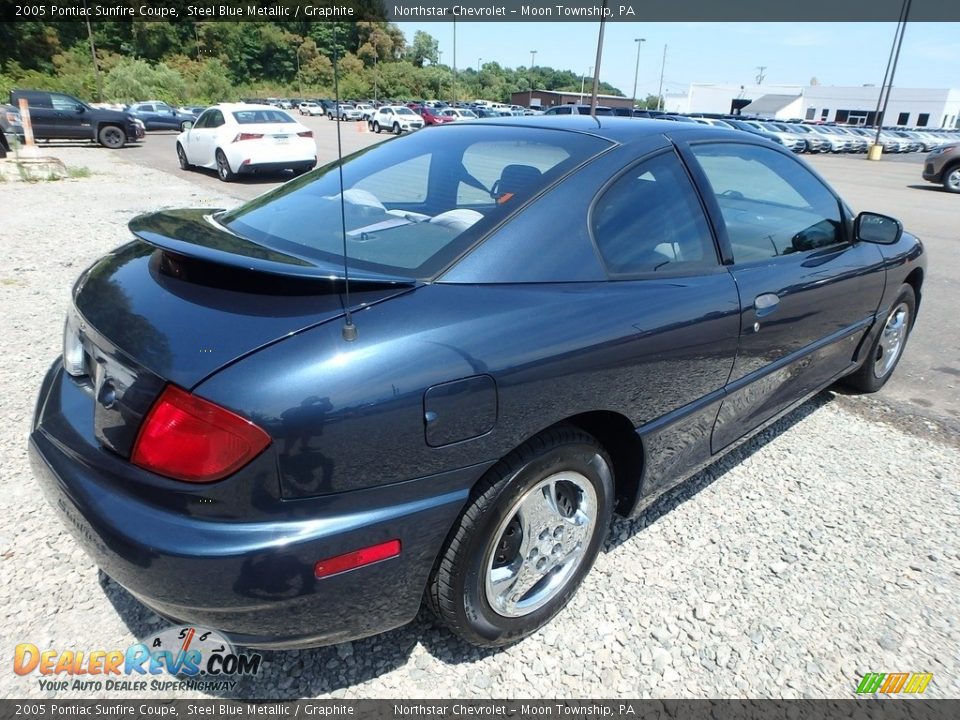 2005 Pontiac Sunfire Coupe Steel Blue Metallic / Graphite Photo #4