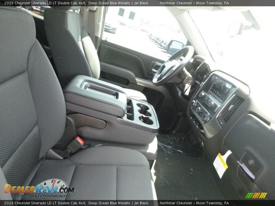 2019 Chevrolet Silverado LD LT Double Cab 4x4 Deep Ocean Blue Metallic / Jet Black Photo #10