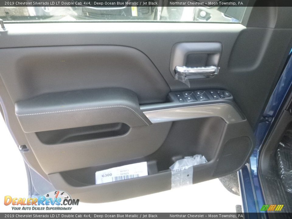 2019 Chevrolet Silverado LD LT Double Cab 4x4 Deep Ocean Blue Metallic / Jet Black Photo #15
